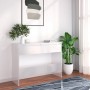 White engineered wood console table 100x35x76.5 cm by vidaXL, Side tables - Ref: Foro24-809836, Price: 69,05 €, Discount: %