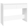 Weißer Konsolentisch aus Holzwerkstoff, 100 x 35 x 76,5 cm von vidaXL, Seitentische - Ref: Foro24-809836, Preis: 69,05 €, Rab...
