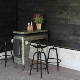 Esschert Design Taburete con forma de asiento de tractor negro by , Kitchen stools - Ref: Foro24-442366, Price: 105,50 €, Dis...