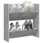 Zapatero de pared madera contrachapada gris hormigón 60x18x60cm von , Schuhregale und Schuhorganisatoren - Ref: Foro24-806726...
