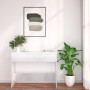 Weißer Konsolentisch aus Holzwerkstoff, 100 x 35 x 76,5 cm von vidaXL, Seitentische - Ref: Foro24-809836, Preis: 69,05 €, Rab...