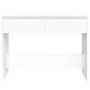 Weißer Konsolentisch aus Holzwerkstoff, 100 x 35 x 76,5 cm von vidaXL, Seitentische - Ref: Foro24-809836, Preis: 69,05 €, Rab...