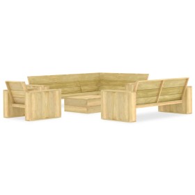 Juego de muebles de jardín 4 piezas madera de pino impregnada de , Conjuntos de jardín - Ref: Foro24-3053194, Precio: 861,17 ...