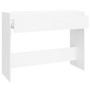 Weißer Konsolentisch aus Holzwerkstoff, 100 x 35 x 76,5 cm von vidaXL, Seitentische - Ref: Foro24-809836, Preis: 69,05 €, Rab...