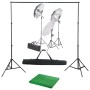 Kit de estudio de fotografía con set de luces y fondo | Foro24.es | Tu tienda online para hogar, jardín y más Foro24.es