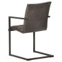 Sillas voladizas de comedor 4 unidades cuero auténtico gris von , Essstühle - Ref: Foro24-3059813, Preis: 549,01 €, Rabatt: %