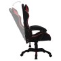 Silla gaming luces LED RGB cuero sintético color vino y negro | Foro24.es | Tu tienda online para hogar, jardín y más Foro24.es