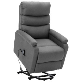 Sillón elevable tela gris claro by , Armchairs - Ref: Foro24-321236, Price: 343,12 €, Discount: %