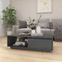 Couchtisch aus massivem grauem Kiefernholz, 110 x 50 x 33,5 cm von vidaXL, Couchtisch - Ref: Foro24-809884, Preis: 69,72 €, R...