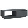 Solid gray pine wood coffee table 110x50x33.5 cm by vidaXL, Coffee table - Ref: Foro24-809884, Price: 70,13 €, Discount: %