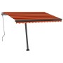 Toldo automático LED sensor de viento naranja marrón 300x250 cm von , Markisen - Ref: Foro24-3069715, Preis: 581,80 €, Rabatt: %