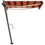 Toldo automático LED sensor de viento naranja marrón 300x250 cm von , Markisen - Ref: Foro24-3069715, Preis: 581,80 €, Rabatt: %