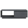 Solid gray pine wood coffee table 110x50x33.5 cm by vidaXL, Coffee table - Ref: Foro24-809884, Price: 70,13 €, Discount: %