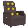 Sillón de masaje eléctrico tela marrón oscuro by , Electric massage chairs - Ref: Foro24-3073699, Price: 245,48 €, Discount: %