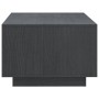 Solid gray pine wood coffee table 110x50x33.5 cm by vidaXL, Coffee table - Ref: Foro24-809884, Price: 70,13 €, Discount: %