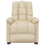 Sillón reclinable eléctrico de tela crema | Foro24.es | Tu tienda online para hogar, jardín y más Foro24.es