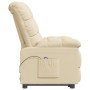 Sillón reclinable eléctrico de tela crema | Foro24.es | Tu tienda online para hogar, jardín y más Foro24.es