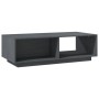 Solid gray pine wood coffee table 110x50x33.5 cm by vidaXL, Coffee table - Ref: Foro24-809884, Price: 70,13 €, Discount: %