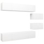 Set de muebles de salón TV 6 piezas madera de ingeniería blanco von , TV-Möbel - Ref: Foro24-3078726, Preis: 244,32 €, Rabatt: %