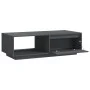Couchtisch aus massivem grauem Kiefernholz, 110 x 50 x 33,5 cm von vidaXL, Couchtisch - Ref: Foro24-809884, Preis: 69,72 €, R...