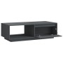 Solid gray pine wood coffee table 110x50x33.5 cm by vidaXL, Coffee table - Ref: Foro24-809884, Price: 70,13 €, Discount: %