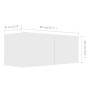 Set de muebles de salón TV 6 piezas madera de ingeniería blanco von , TV-Möbel - Ref: Foro24-3078726, Preis: 244,32 €, Rabatt: %