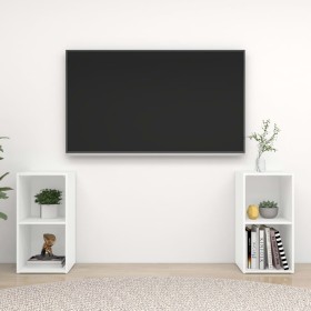 Muebles para TV 2 uds madera de ingeniería blanco 72x35x36,5 cm von , TV-Möbel - Ref: Foro24-3079898, Preis: 70,57 €, Rabatt:...