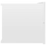 Mesitas noche 2 uds contrachapada blanco brillo 40x30x30 cm de , Mesitas de noche - Ref: Foro24-801066, Precio: 88,52 €, Desc...