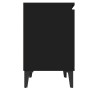Mesitas de noche con patas de metal negro 40x30x50 cm by , Nightstands - Ref: Foro24-805835, Price: 44,95 €, Discount: %