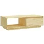 Mesa de centro de madera maciza de pino 110x50x33,5 cm de vidaXL, Mesas de centro - Ref: Foro24-809882, Precio: 56,89 €, Desc...