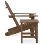 Silla con otomana y mesa jardín Adirondack abeto macizo marrón de , Conjuntos de jardín - Ref: Foro24-315921, Precio: 85,37 €...