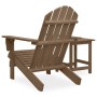 Silla con otomana y mesa jardín Adirondack abeto macizo marrón de , Conjuntos de jardín - Ref: Foro24-315921, Precio: 85,37 €...
