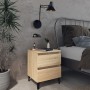 Mesita de noche madera contrachapada roble Sonoma 40x35x50 cm by , Nightstands - Ref: Foro24-805875, Price: 59,71 €, Discount: %