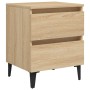Mesita de noche madera contrachapada roble Sonoma 40x35x50 cm by , Nightstands - Ref: Foro24-805875, Price: 59,71 €, Discount: %