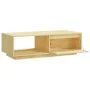Mesa de centro de madera maciza de pino 110x50x33,5 cm de vidaXL, Mesas de centro - Ref: Foro24-809882, Precio: 56,89 €, Desc...