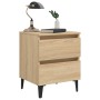 Mesita de noche madera contrachapada roble Sonoma 40x35x50 cm by , Nightstands - Ref: Foro24-805875, Price: 59,71 €, Discount: %