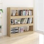 Estantería/divisor espacios color roble Sonoma 100x30x103 cm by , Bookcases and shelves - Ref: Foro24-811748, Price: 66,01 €,...