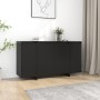 Aparador de madera contrachapada negro 135x41x75 cm de vidaXL, Aparadores - Ref: Foro24-809594, Precio: 173,94 €, Descuento: %