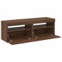 Muebles de TV con luces LED 2 uds marrón roble 60x35x40 cm | Foro24.es | Tu tienda online para hogar, jardín y más Foro24.es
