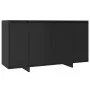Schwarzes Sperrholz-Sideboard 135x41x75 cm von vidaXL, Sideboards - Ref: Foro24-809594, Preis: 162,99 €, Rabatt: %