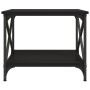 Mesa auxiliar de madera contrachapada negro 55x38x45 cm von , Couchtisch - Ref: Foro24-823327, Preis: 35,43 €, Rabatt: -5%%