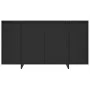 Schwarzes Sperrholz-Sideboard 135x41x75 cm von vidaXL, Sideboards - Ref: Foro24-809594, Preis: 162,99 €, Rabatt: %