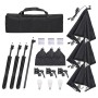 Kit de estudio fotográfico con set de luces, fondo y reflector von , Blitze und Studiobeleuchtung - Ref: Foro24-3094690, Prei...