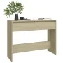 Sonoma oak engineered wood console table 100x35x76.5 cm by vidaXL, Side tables - Ref: Foro24-809839, Price: 61,38 €, Discount: %
