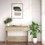 Sonoma oak engineered wood console table 100x35x76.5 cm by vidaXL, Side tables - Ref: Foro24-809839, Price: 61,38 €, Discount: %