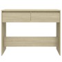Konsolentisch aus Sonoma-Eichenholzwerkstoff, 100 x 35 x 76,5 cm von vidaXL, Seitentische - Ref: Foro24-809839, Preis: 62,18 ...