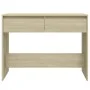 Sonoma oak engineered wood console table 100x35x76.5 cm by vidaXL, Side tables - Ref: Foro24-809839, Price: 61,38 €, Discount: %