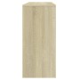 Konsolentisch aus Sonoma-Eichenholzwerkstoff, 100 x 35 x 76,5 cm von vidaXL, Seitentische - Ref: Foro24-809839, Preis: 62,18 ...