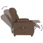 Sillón reclinable eléctrico de tela marrón by , Armchairs - Ref: Foro24-3098781, Price: 256,35 €, Discount: %