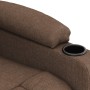 Sillón reclinable eléctrico de tela marrón by , Armchairs - Ref: Foro24-3098781, Price: 256,35 €, Discount: %